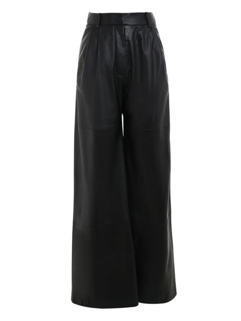 Zimmermann LUMINOSITY WIDE LEATHER PANT