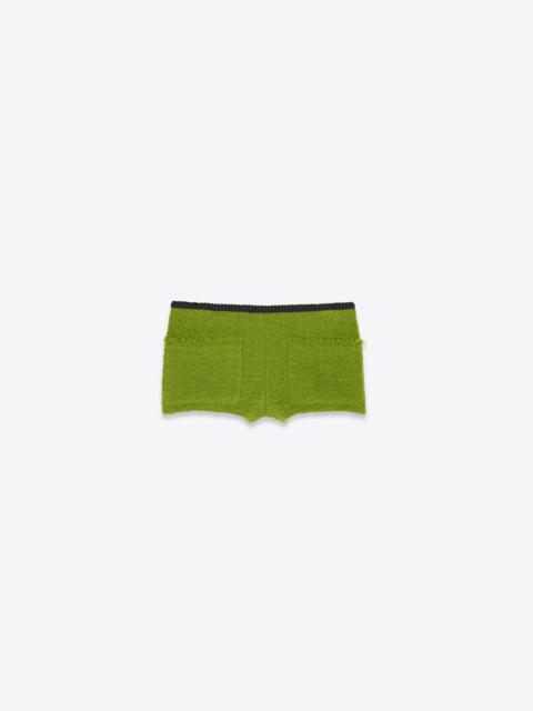 SAINT LAURENT mini shorts in tweed