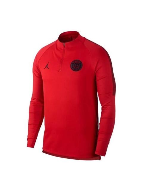 Jordan Air Jordan Paris Saint-germain Vaporknit Strike Drill Top 'Red' AQ0956-657