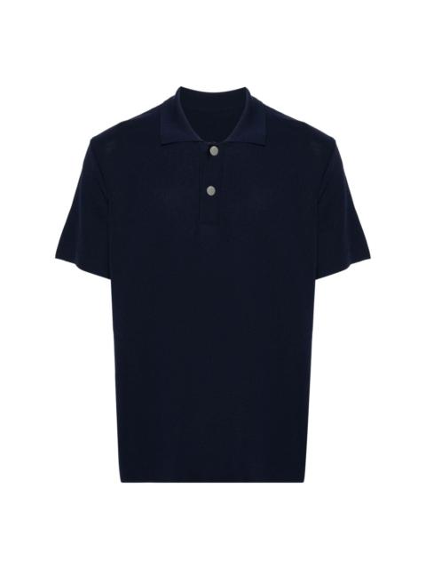 JACQUEMUS Maille honeycomb-knit polo shirt