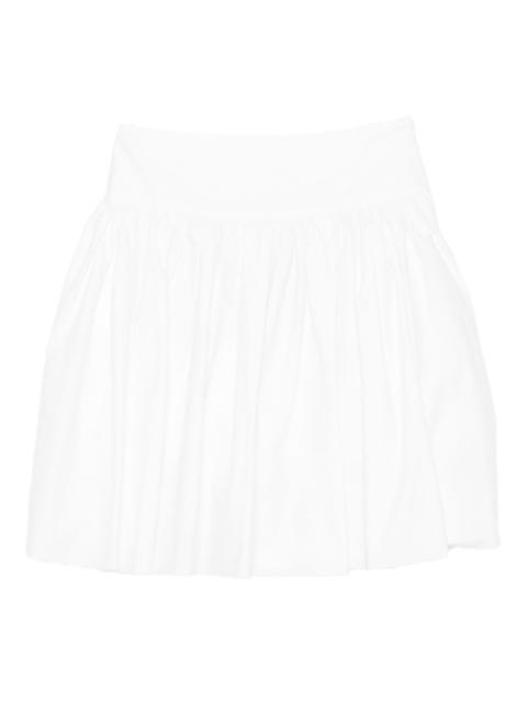 The . Garment flared mini skirt