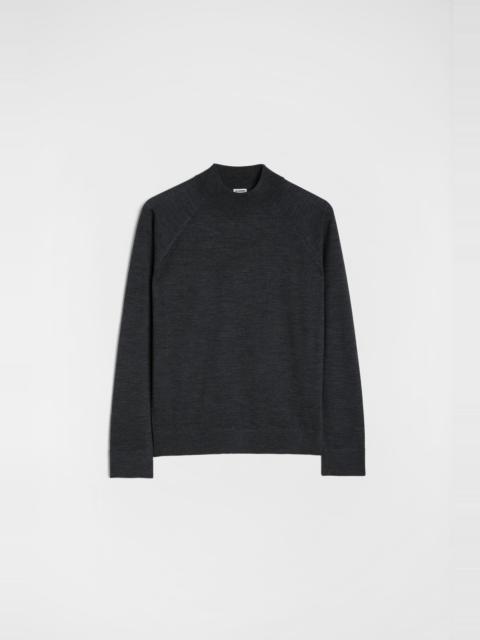 Jil Sander Lightweight Wool Mock-Neck Sweater