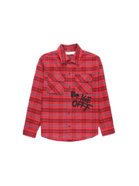 Off-White OFF-WHITE Flannel Shirt Red/Black