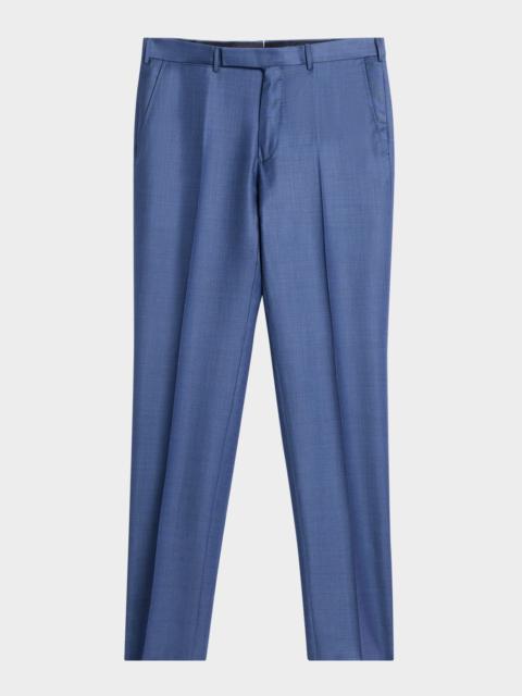 ZEGNA Men's Trofeo Sharkskin Trousers