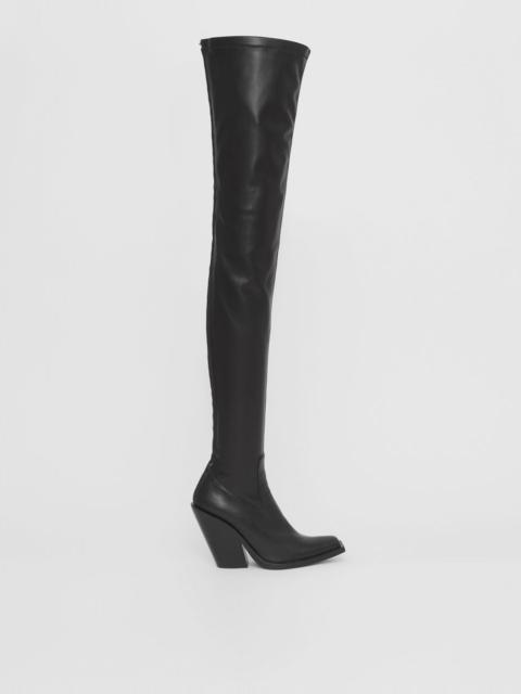 Burberry Stretch Lambskin Thigh-high Boots