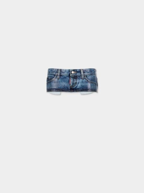 DSQUARED2 ICED WASH HOT SKIRT