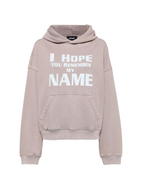 Lettering hoodie