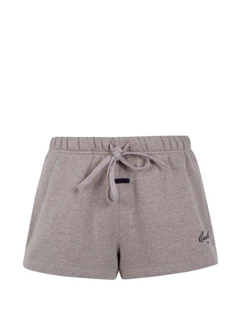 ESSENTIALS Essentials logo-print shorts