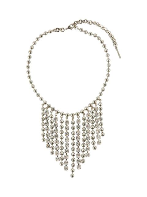 Alessandra Rich Embellished fringed necklace