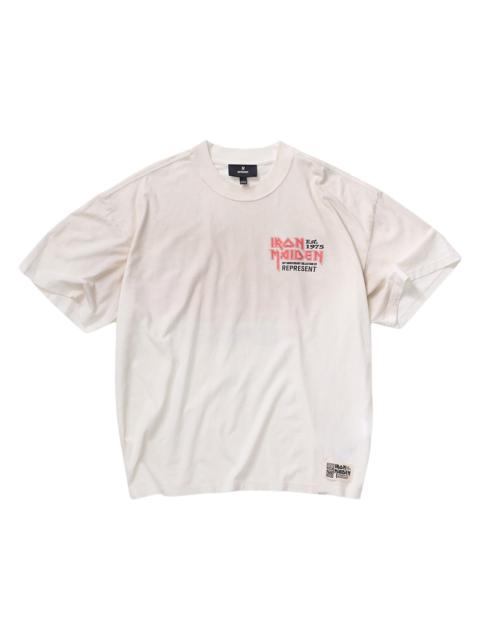 REPRESENT Men's Graphic Cotton-Blend T-Shirt - Washed Ecru