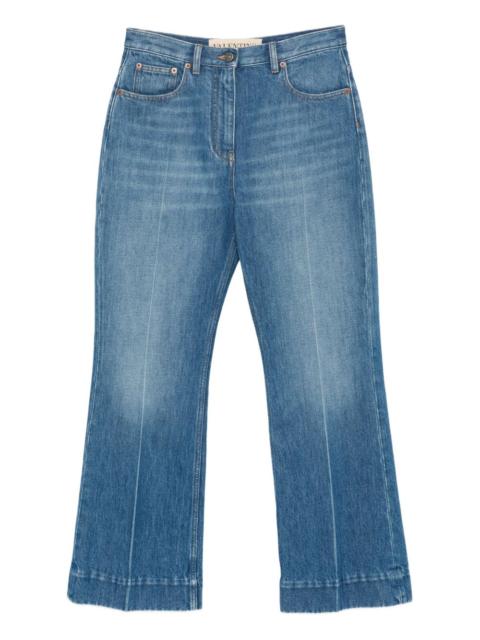 Valentino cropped flared jeans