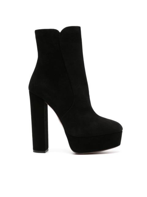 Sue 140mm suede ankle boots