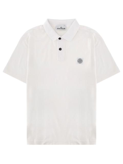 Stone Island POLO IN COTONE CON LOGO