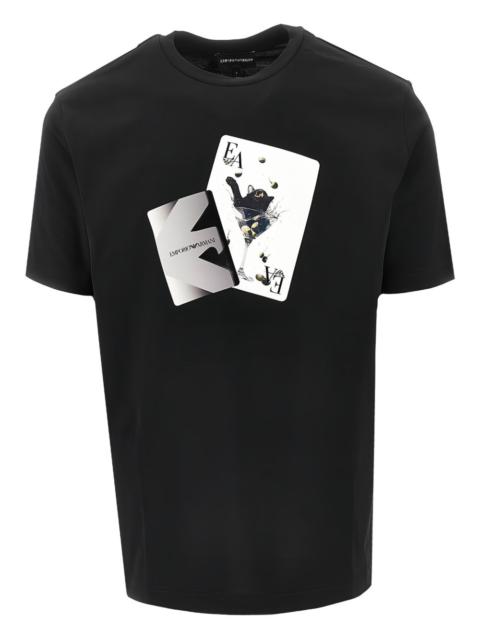 ASV card-print T-shirt