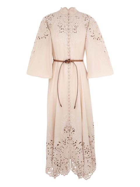 Zimmermann WYLIE EMBROIDERED BILLOW DRESS