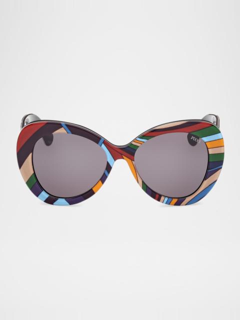 PUCCI Round Acetate Sunglasses