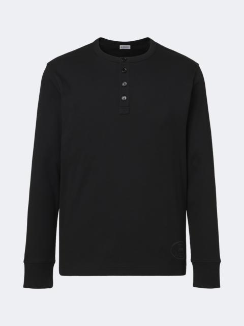 Burberry Cotton Henley shirt