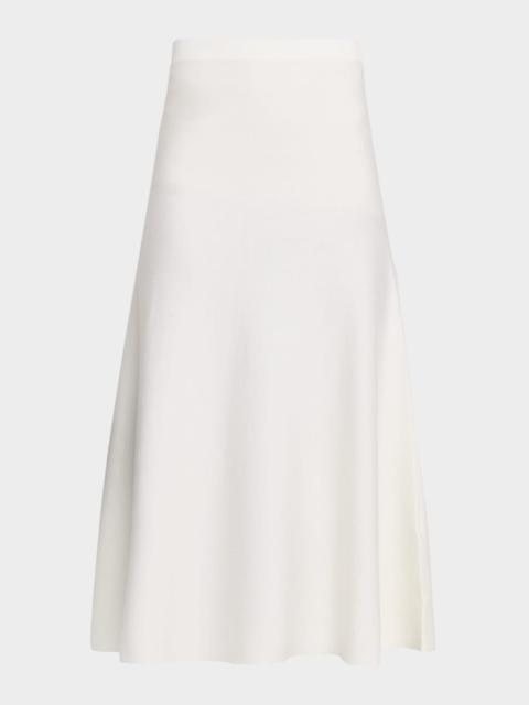 GABRIELA HEARST Freddie Midi Wool-Cashmere Skirt