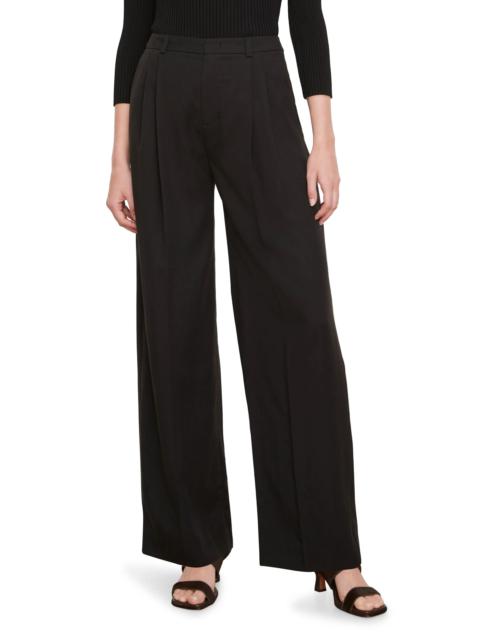 Pleated Drop Waist Trousers