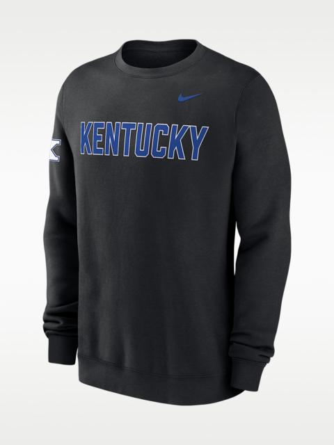 Nike Kentucky Sideline Club Men's Nike College Pullover Crew