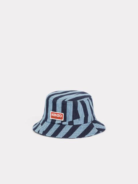 'KENZO Dazzle Stripe' denim bucket hat