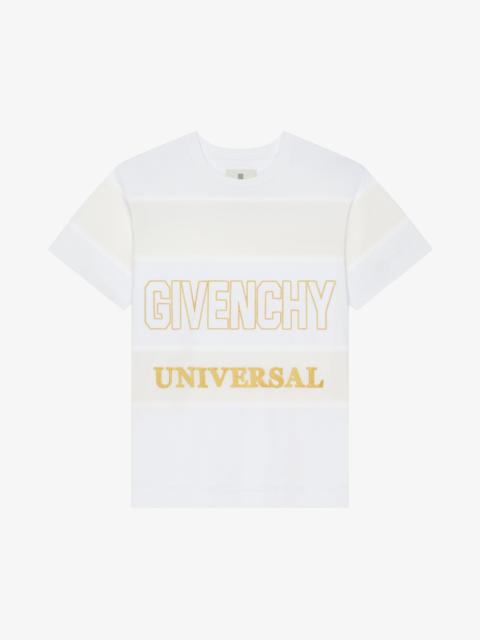 Givenchy GIVENCHY UNIVERSAL T-SHIRT IN COTTON