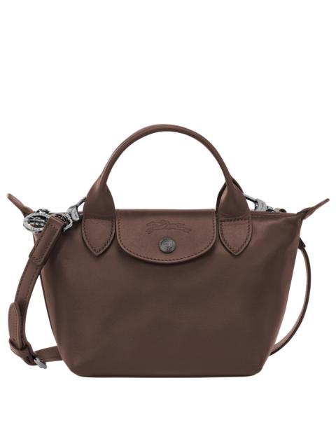 Longchamp Le Pliage Xtra XS Handbag Mocha - Leather