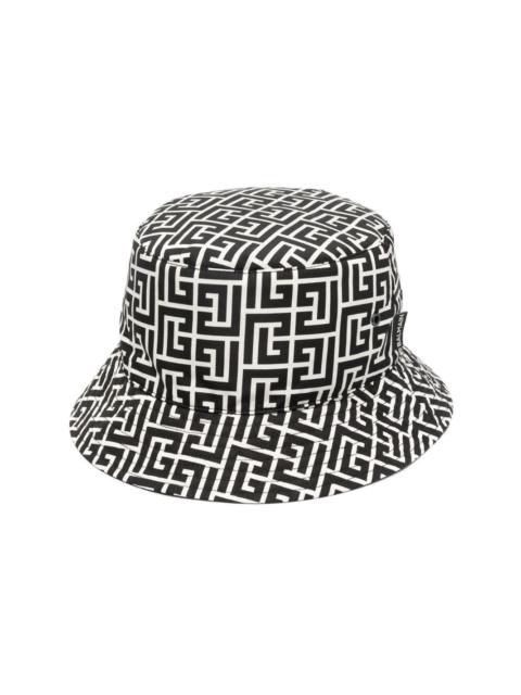 Balmain monogram-print bucket hat