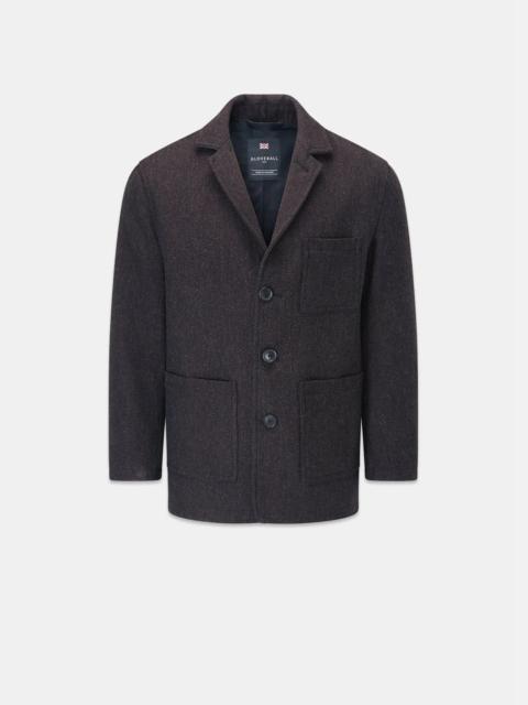 GLOVERALL Men's Oscar Blazer Mulberry