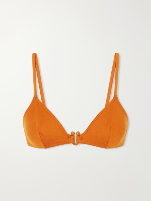 ERES Stylish Embellished Triangle Bikini Top