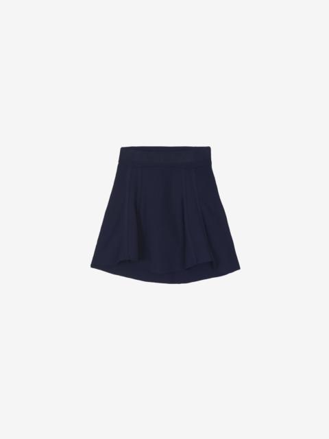 The Frankie Shop Kiama Sculpted Mini Skirt - Navy
