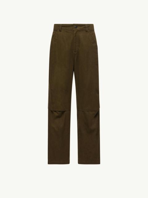 Moncler Grenoble Straight Leg Cotton Pants