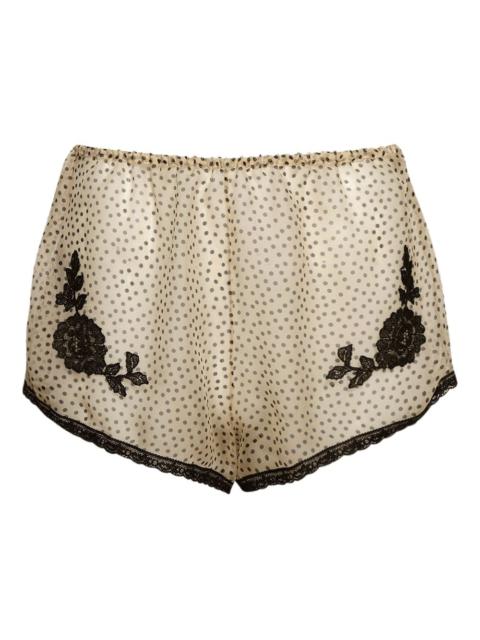 Valentino silk mini shorts