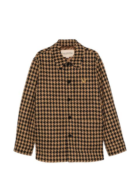 Valentino patterned pocket coat