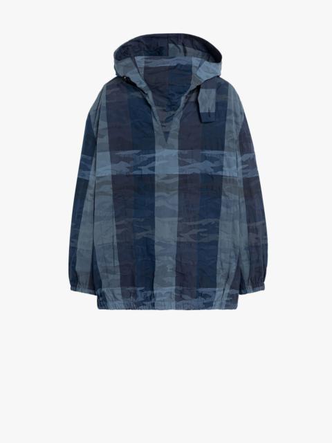 Mackintosh PARIS NAVY CAMO SMOCK JACKET