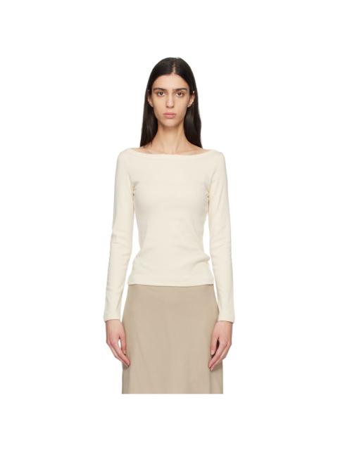 FLORE FLORE Off-White Steffi Longsleeve T-shirt