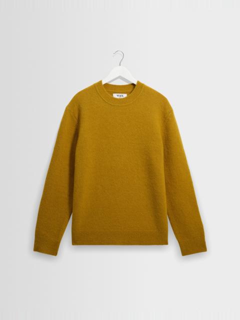 Wax London Wilde - Olive Fluffy Wool Crewneck