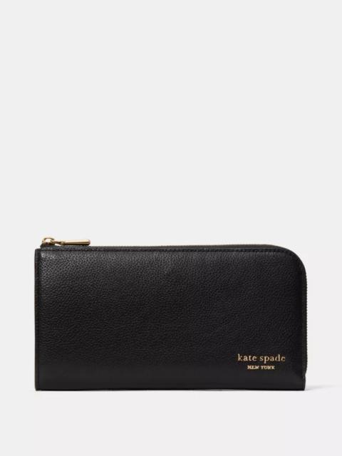 kate spade Devin Pebble Zip Around Continental Wallet