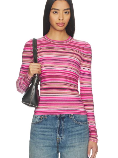 PISTOLA Madison Long Sleeve Crew Neck Sweater