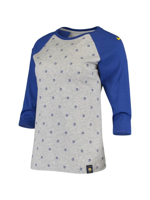Nike NBA Golden State Warriors Dri-Fit 3/4 Sleeve Tee "Blue" 934718 063