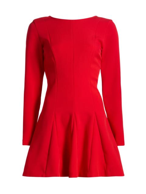 KIKA VARGAS Women's Tala Crepe Minidress - Red