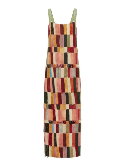 ALÉMAIS Marjorelle Embellished Midi Dress