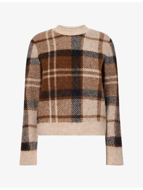 Barbour Glendyn Tartan Knitted Jumper