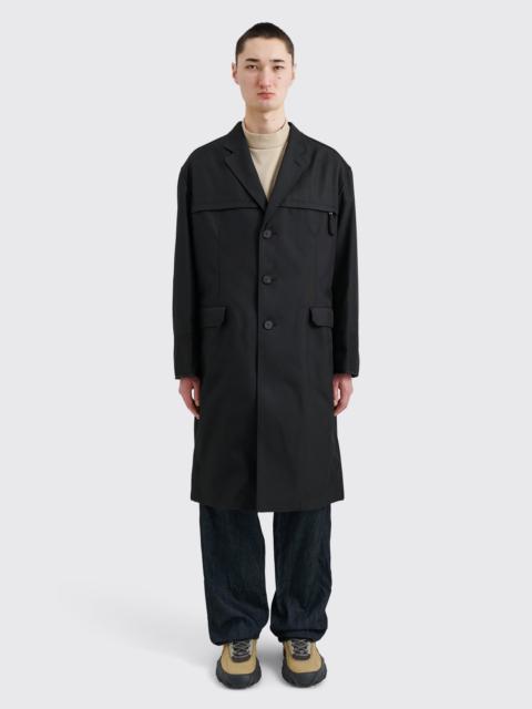 Comme Des Garçons COMME DES GARÇONS HOMME NYLON RIP STOP PANEL COAT MIX BLACK