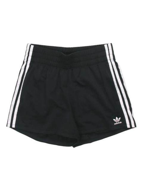 (WMNS) adidas 3-Stripes Shorts Asia Sizing 'Black White' FM2610