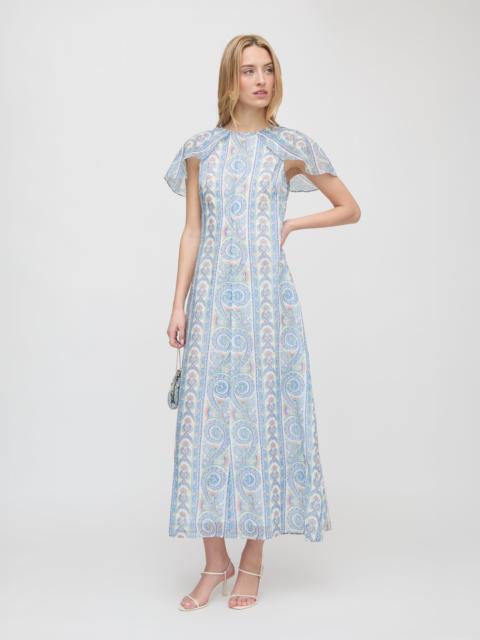 Hill House Home The Davina Dress - Blue Corsica Paisley