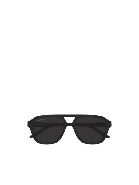 BALENCIAGA Daily pilot-frame sunglasses