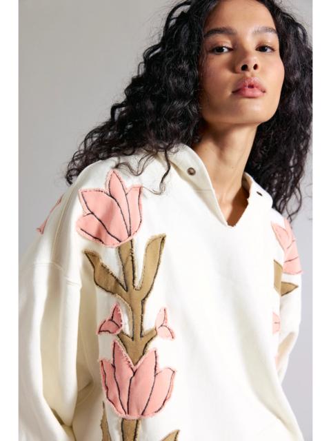 FREE PEOPLE We The Free It's A Vibe Flowers Hoodie