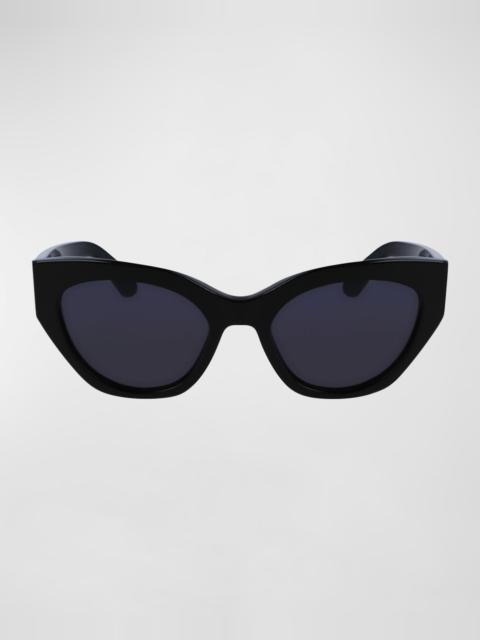 FERRAGAMO Classic Logo Acetate Cat-Eye Sunglasses