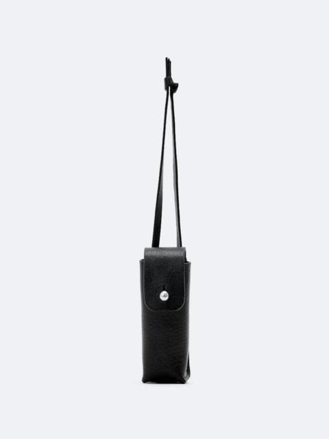 ALLSAINTS STUD LEATHER LIPSTICK CASE